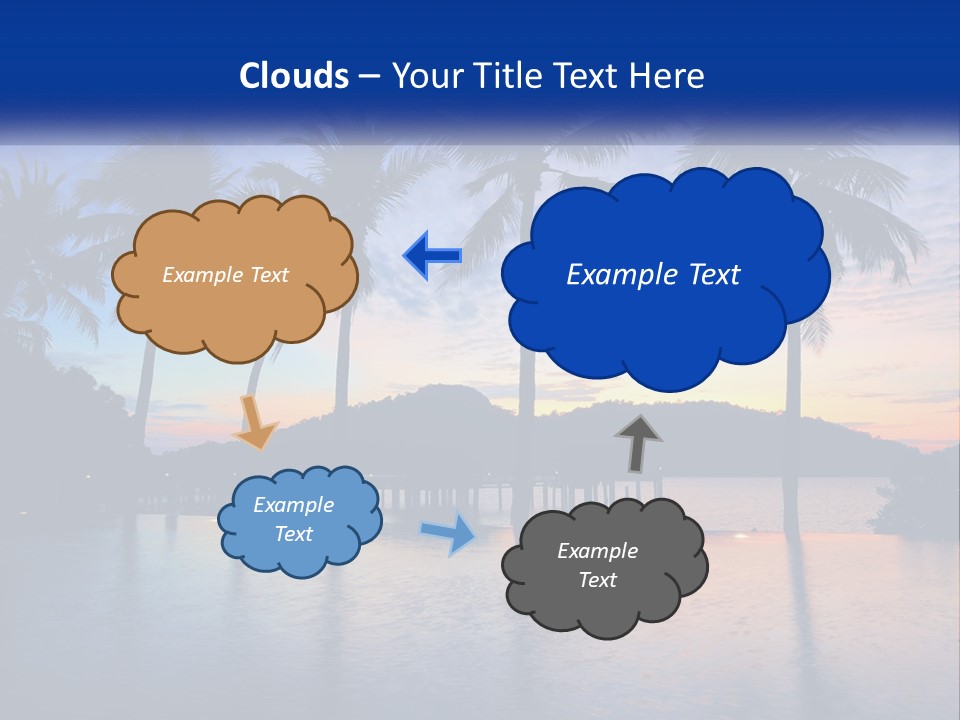 Ocean Beach Wallpaper PowerPoint Template