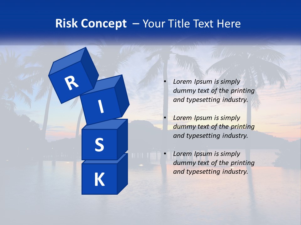 Ocean Beach Wallpaper PowerPoint Template