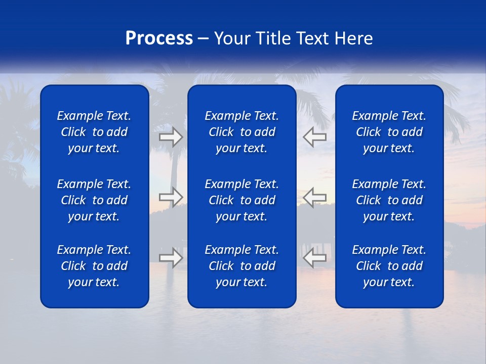 Ocean Beach Wallpaper PowerPoint Template