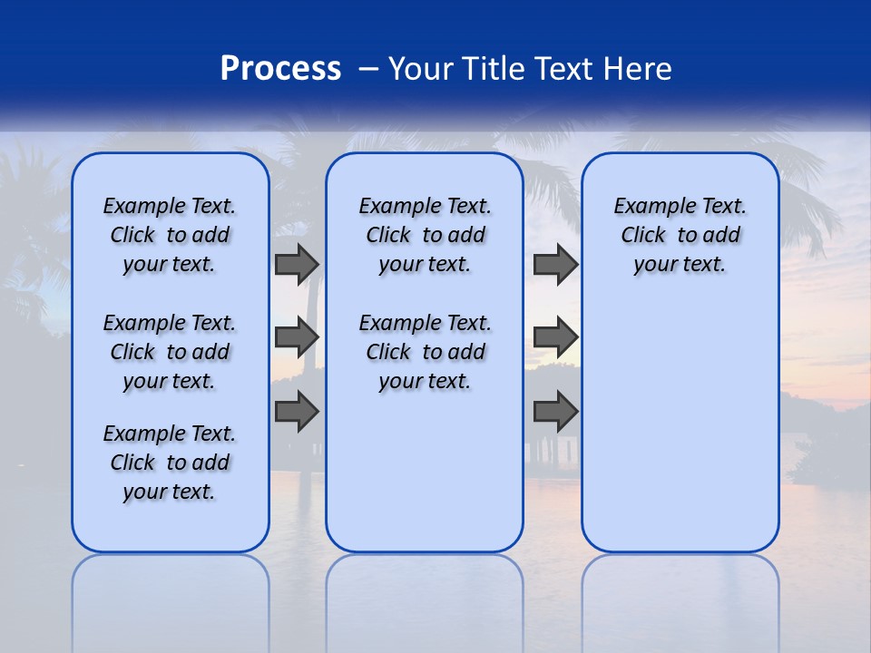 Ocean Beach Wallpaper PowerPoint Template