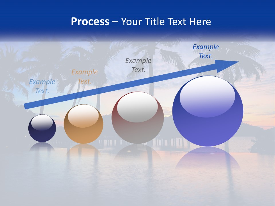 Ocean Beach Wallpaper PowerPoint Template