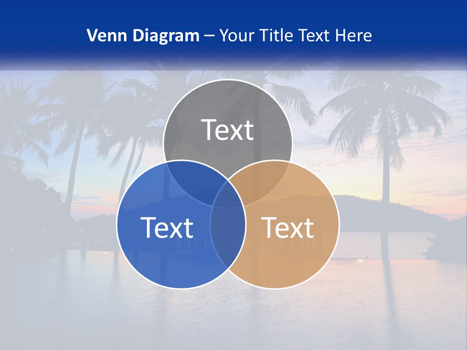 Ocean Beach Wallpaper PowerPoint Template