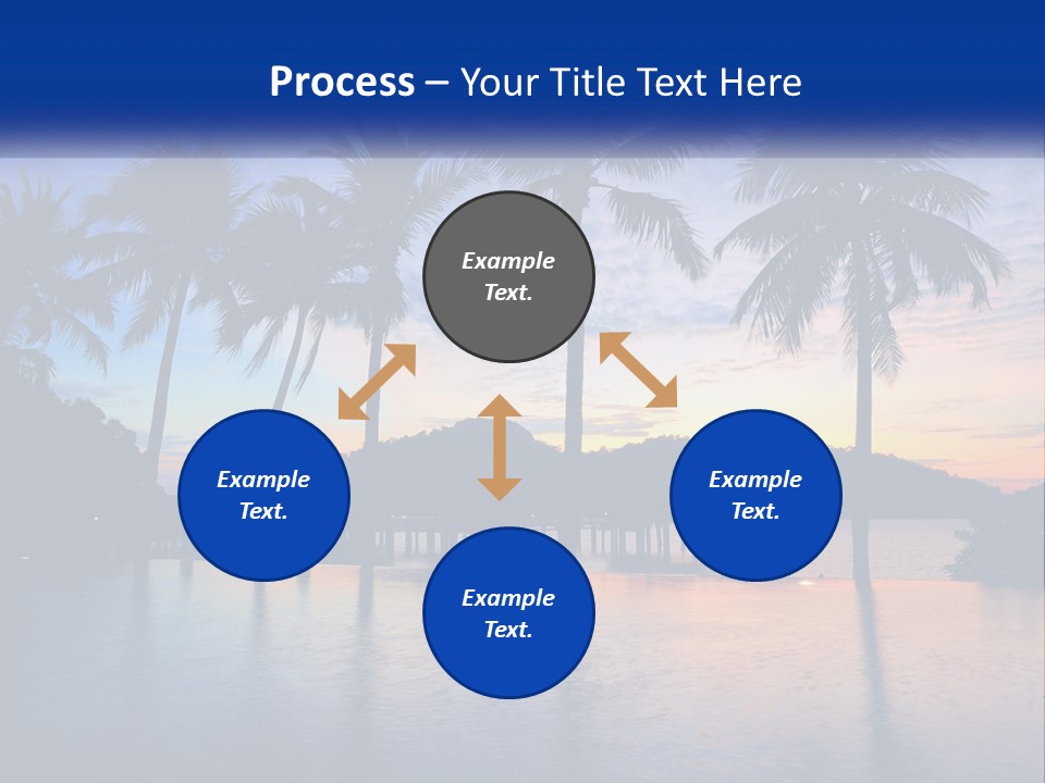 Ocean Beach Wallpaper PowerPoint Template