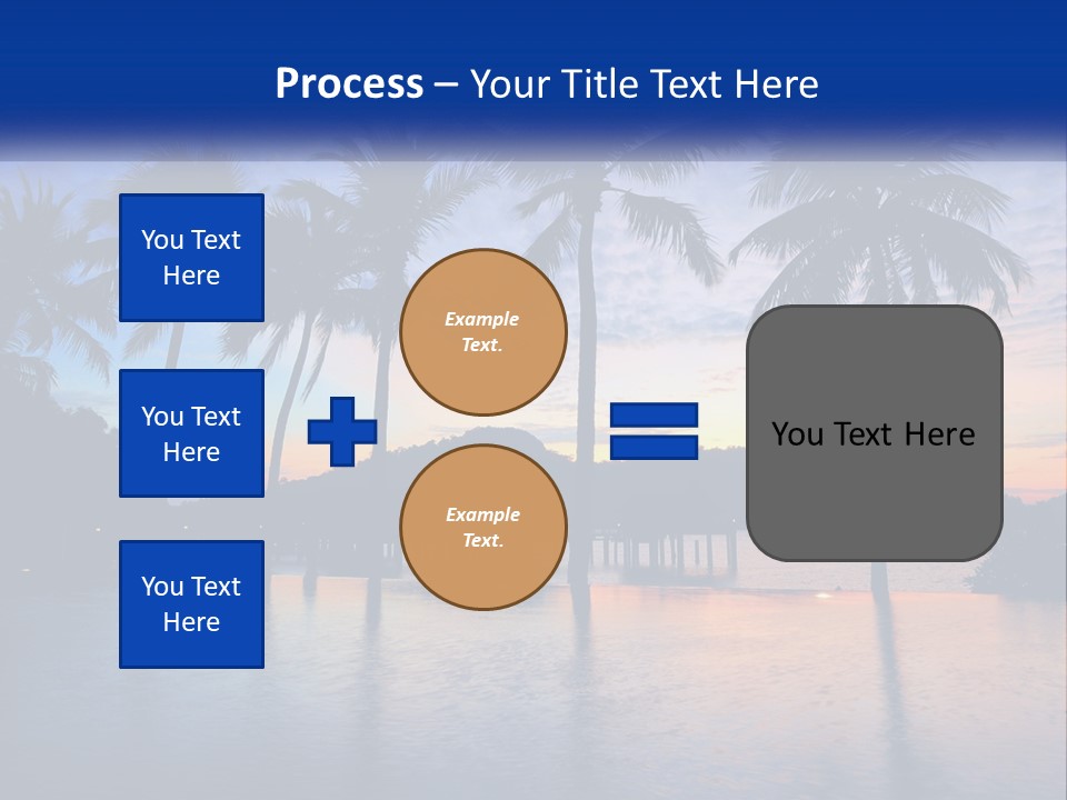Ocean Beach Wallpaper PowerPoint Template