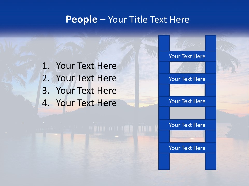 Ocean Beach Wallpaper PowerPoint Template