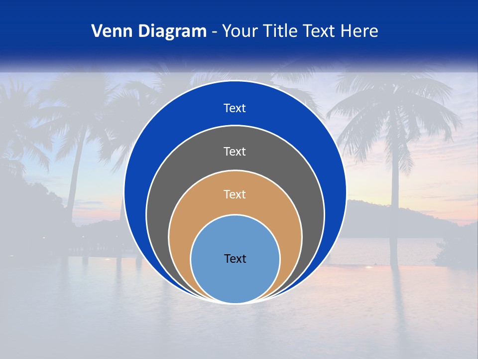 Ocean Beach Wallpaper PowerPoint Template