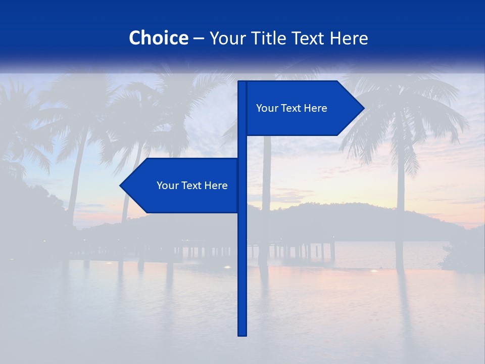 Ocean Beach Wallpaper PowerPoint Template