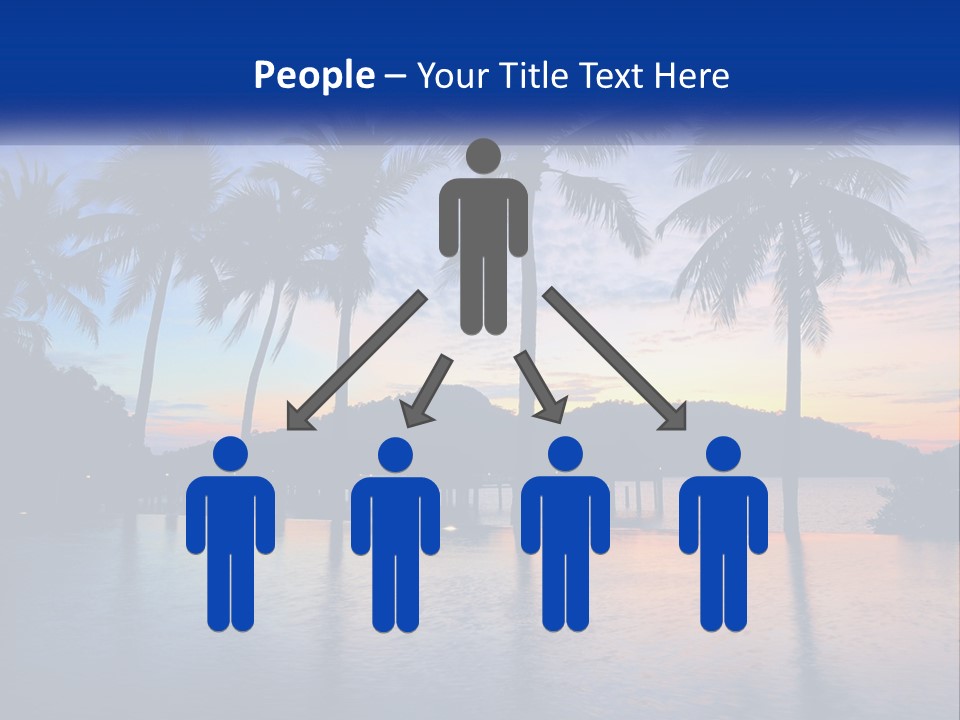 Ocean Beach Wallpaper PowerPoint Template