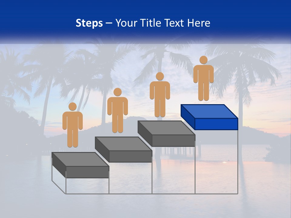 Ocean Beach Wallpaper PowerPoint Template