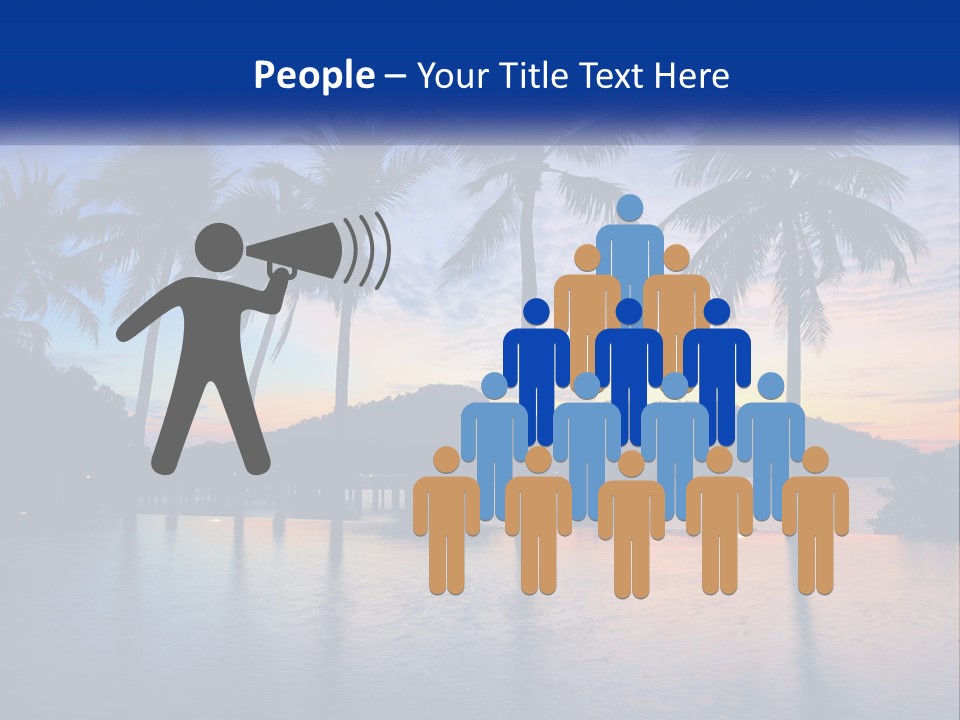 Ocean Beach Wallpaper PowerPoint Template