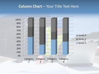 Occupation Laptop Computer Security Helmet PowerPoint Template