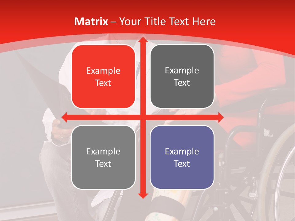 Handicapped Women Orthopedics PowerPoint Template