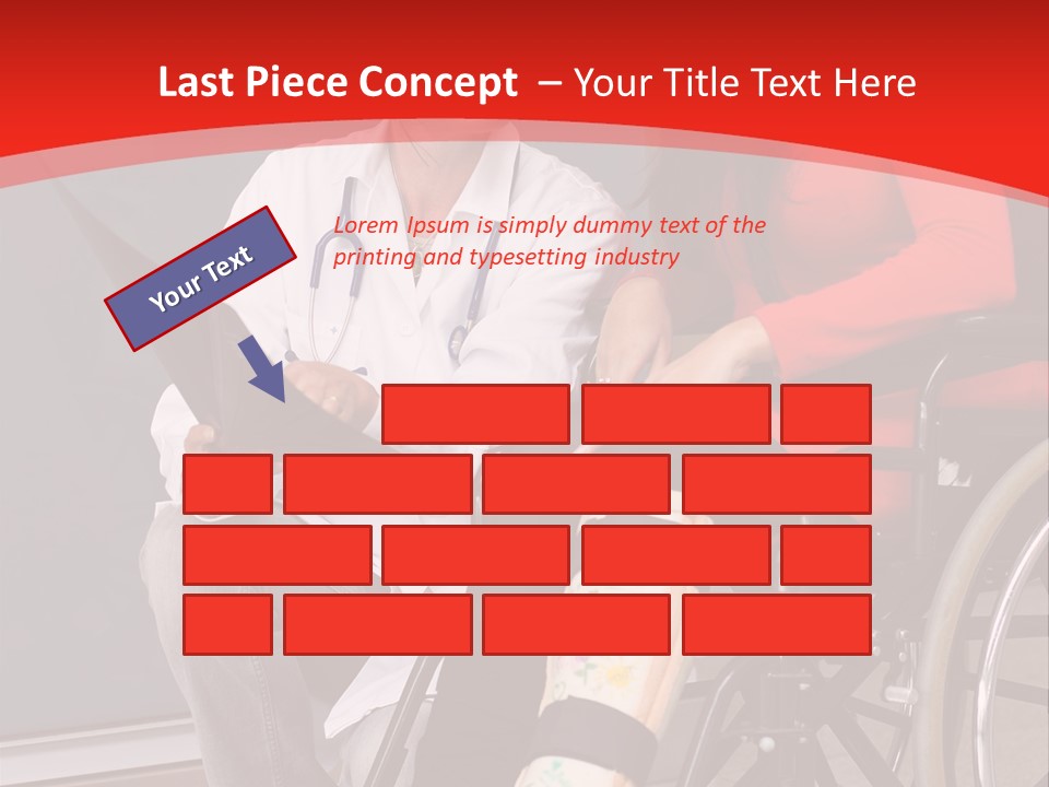 Handicapped Women Orthopedics PowerPoint Template