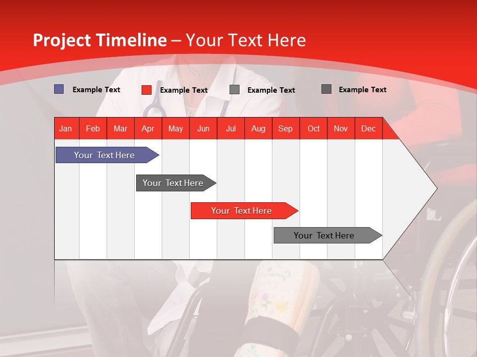 Handicapped Women Orthopedics PowerPoint Template