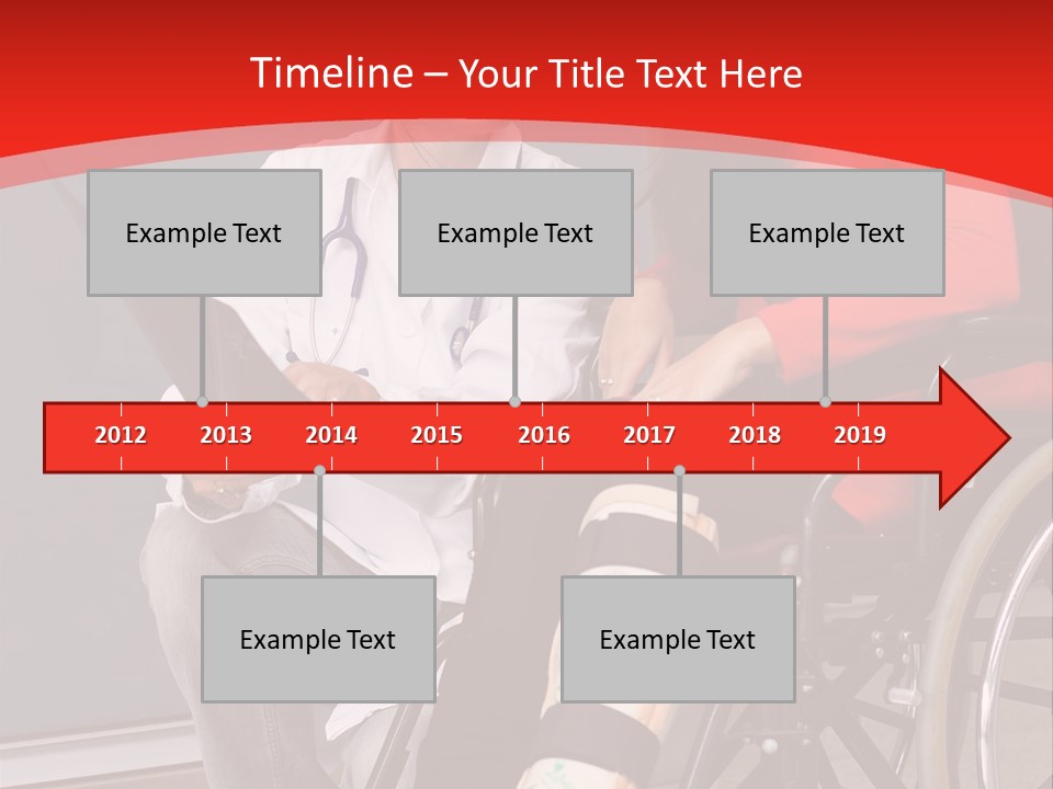 Handicapped Women Orthopedics PowerPoint Template