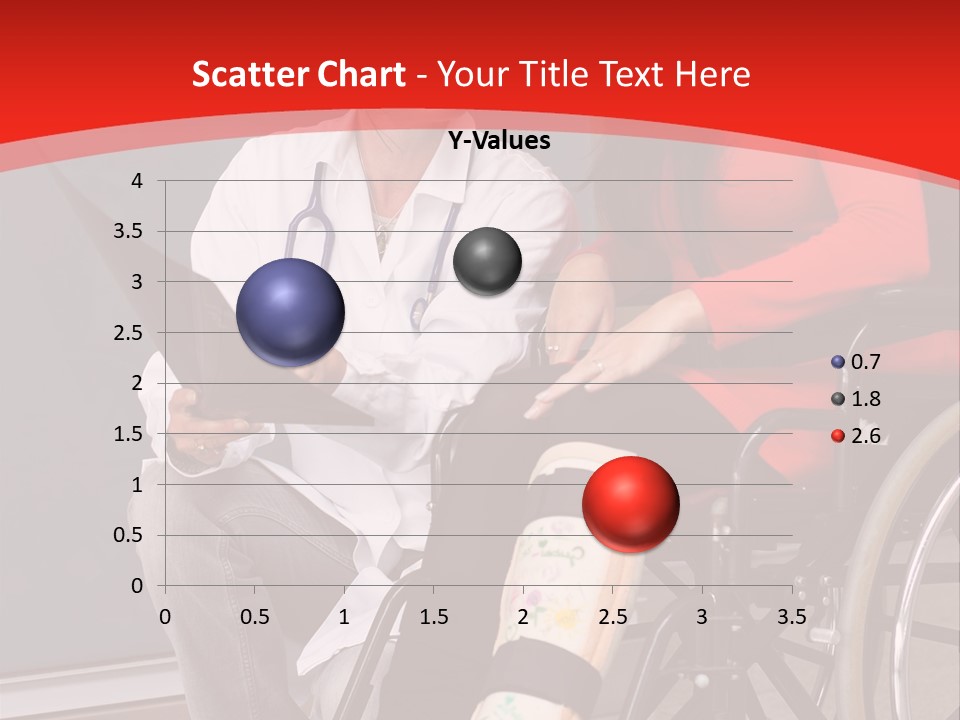 Handicapped Women Orthopedics PowerPoint Template
