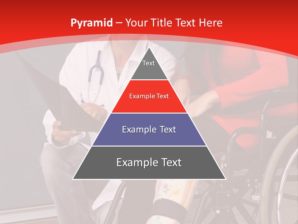 Handicapped Women Orthopedics PowerPoint Template