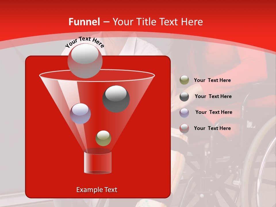 Handicapped Women Orthopedics PowerPoint Template