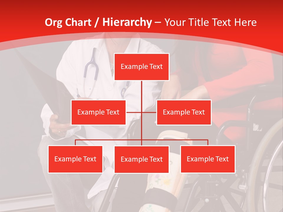 Handicapped Women Orthopedics PowerPoint Template