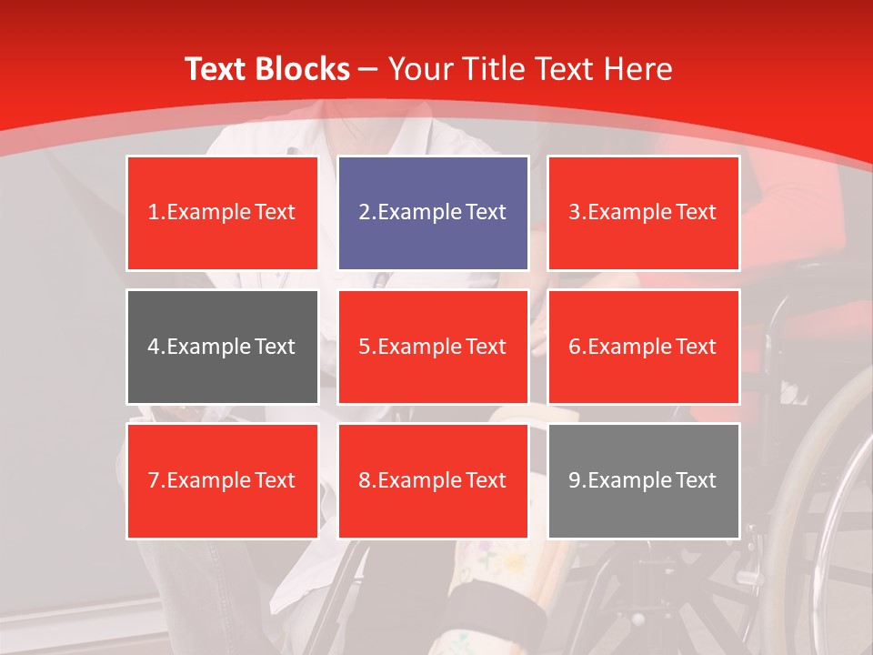 Handicapped Women Orthopedics PowerPoint Template