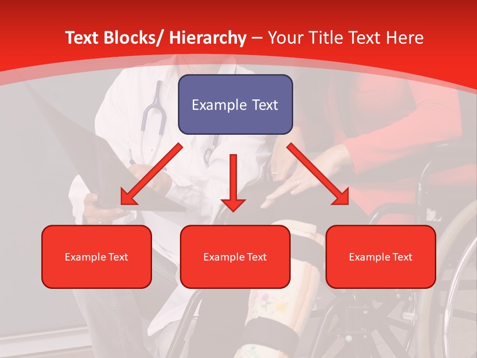 Handicapped Women Orthopedics PowerPoint Template