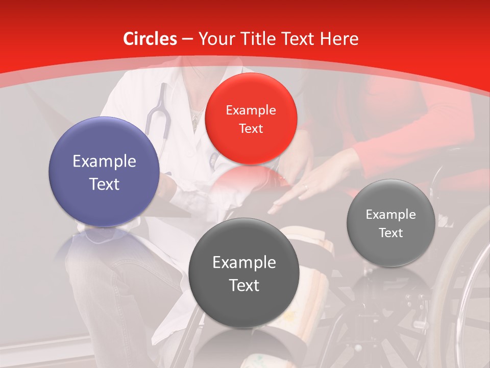 Handicapped Women Orthopedics PowerPoint Template