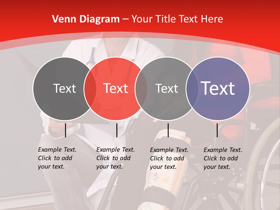 Handicapped Women Orthopedics PowerPoint Template