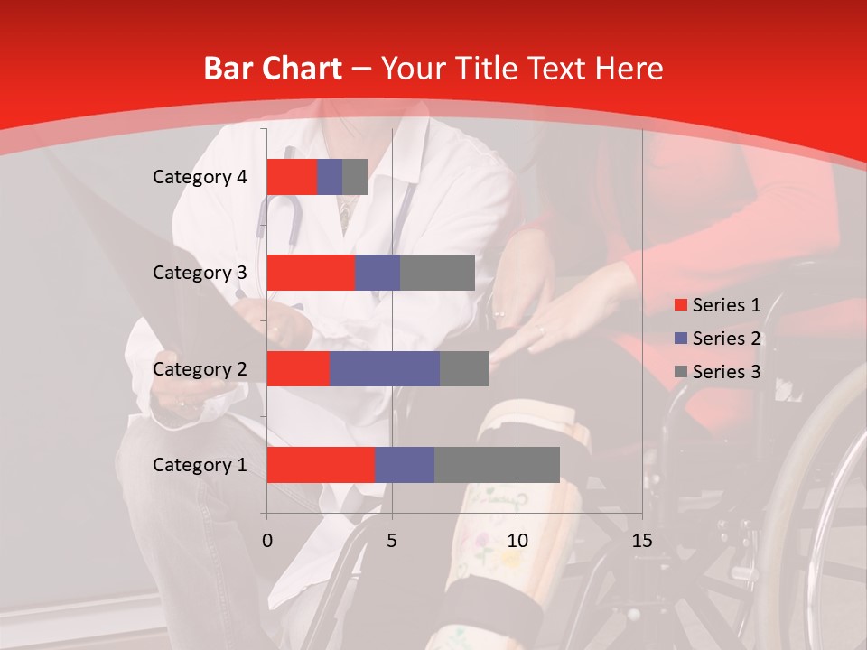 Handicapped Women Orthopedics PowerPoint Template