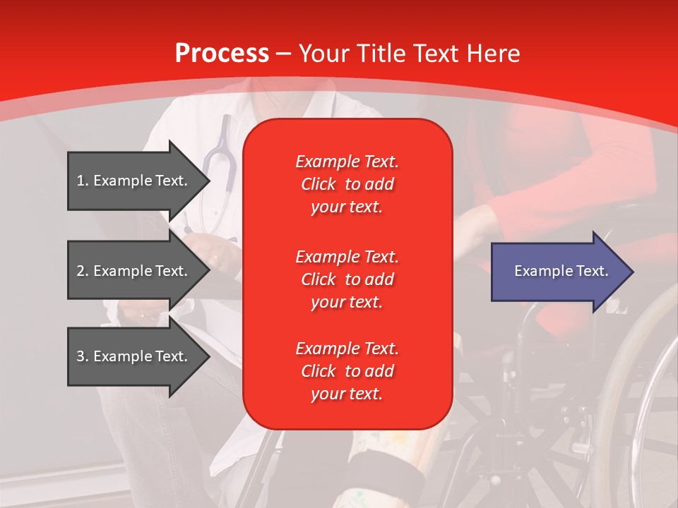 Handicapped Women Orthopedics PowerPoint Template