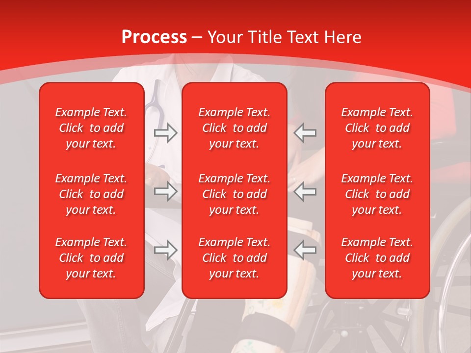 Handicapped Women Orthopedics PowerPoint Template