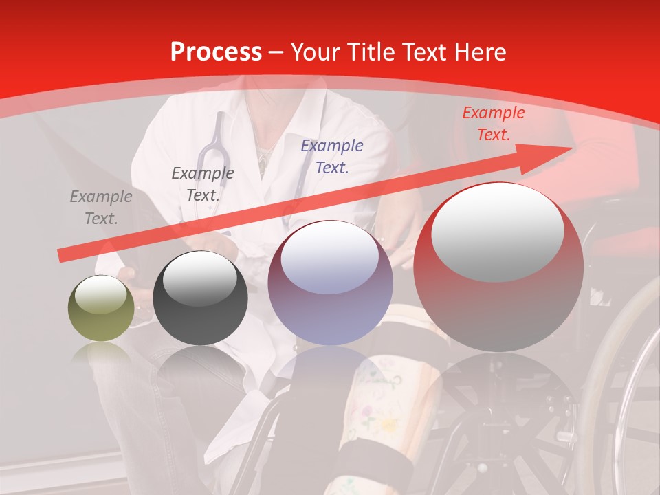 Handicapped Women Orthopedics PowerPoint Template