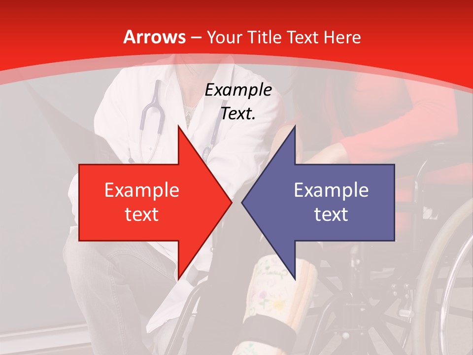 Handicapped Women Orthopedics PowerPoint Template