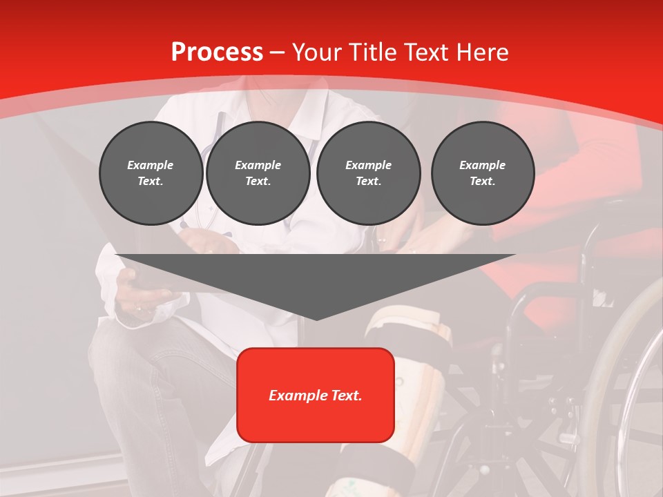 Handicapped Women Orthopedics PowerPoint Template