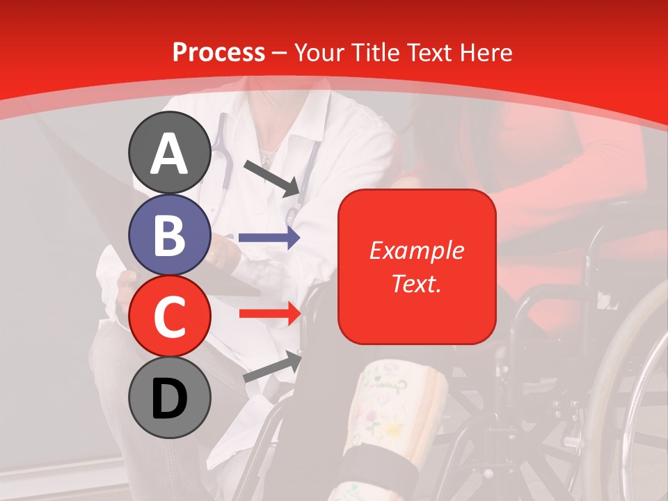 Handicapped Women Orthopedics PowerPoint Template