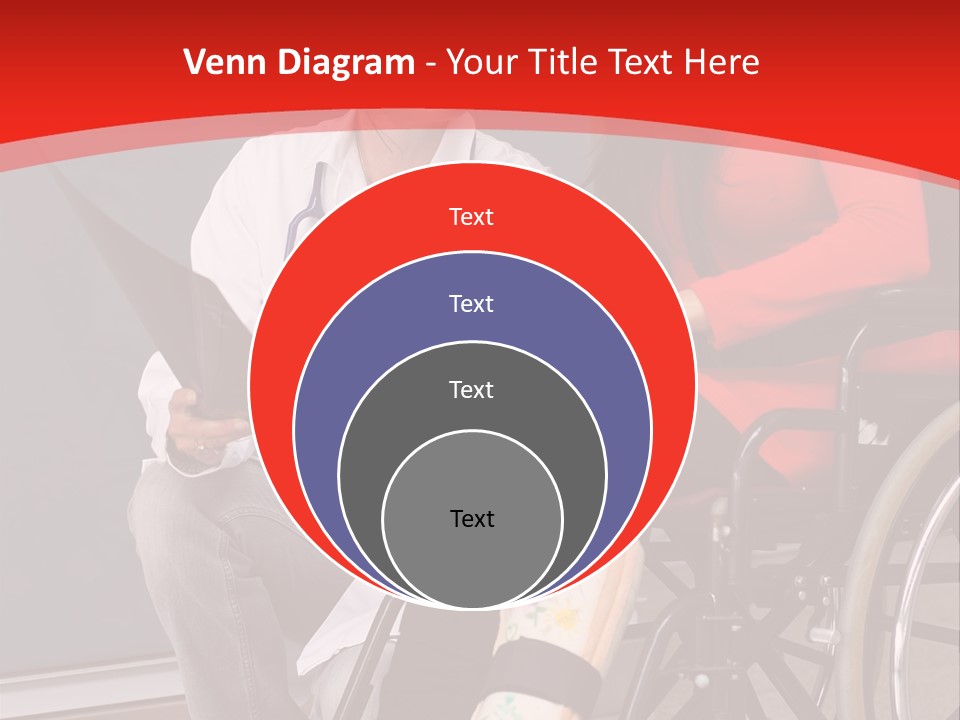 Handicapped Women Orthopedics PowerPoint Template