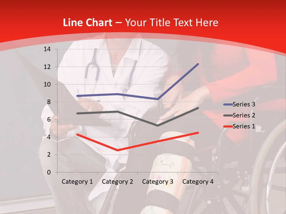 Handicapped Women Orthopedics PowerPoint Template