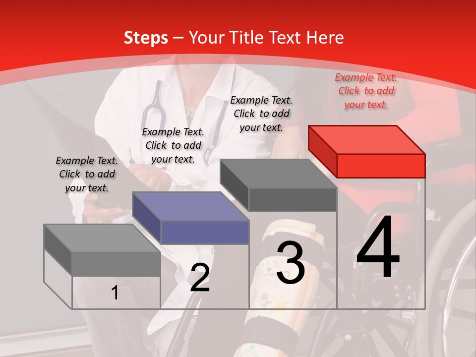 Handicapped Women Orthopedics PowerPoint Template