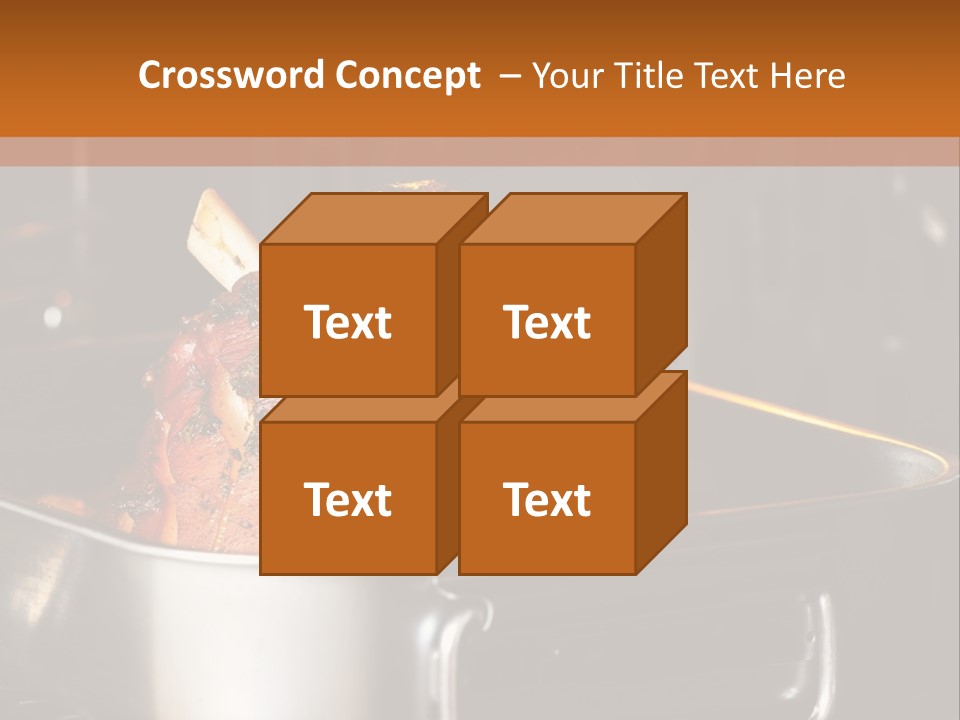 Knuckle Simple Meat PowerPoint Template