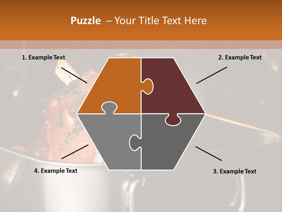 Knuckle Simple Meat PowerPoint Template