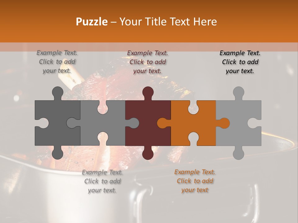 Knuckle Simple Meat PowerPoint Template