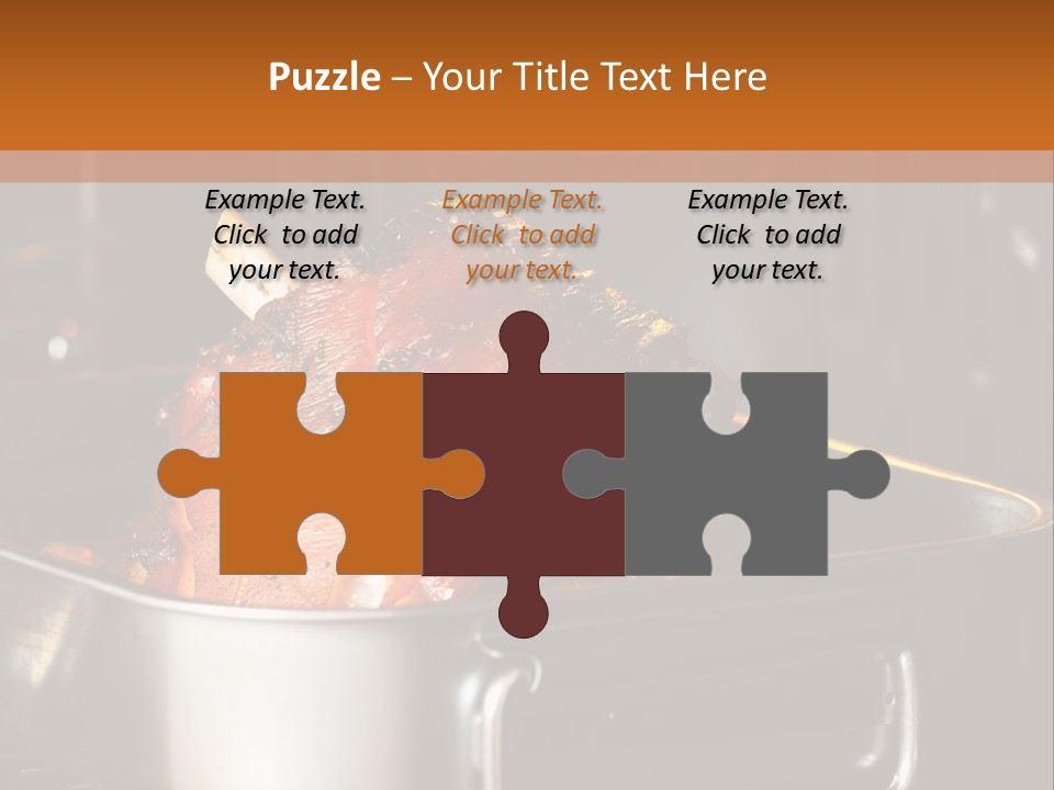 Knuckle Simple Meat PowerPoint Template