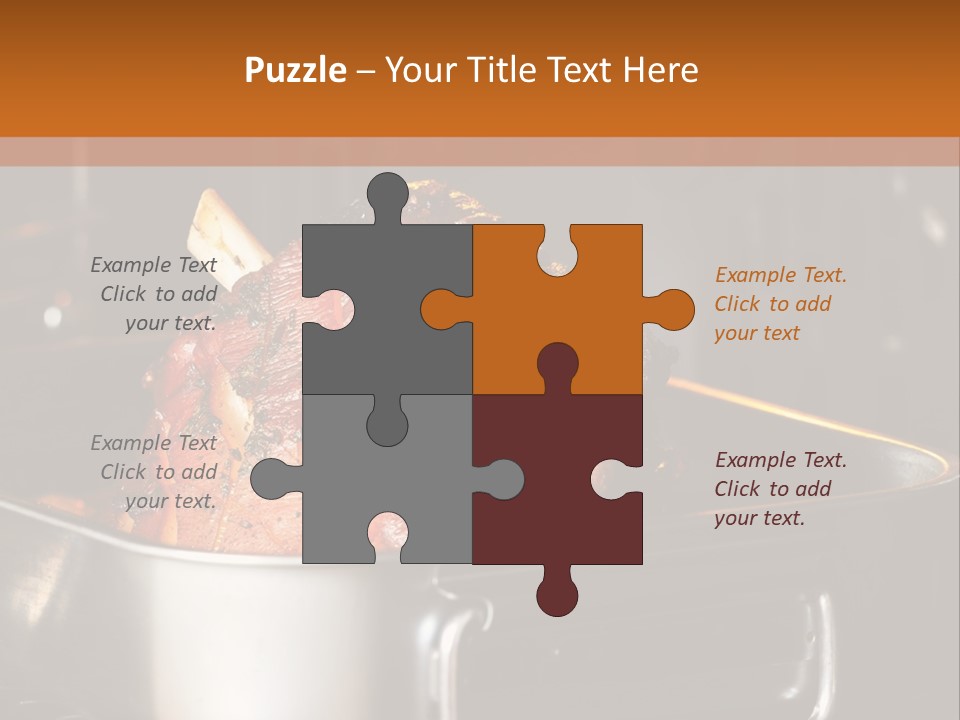 Knuckle Simple Meat PowerPoint Template