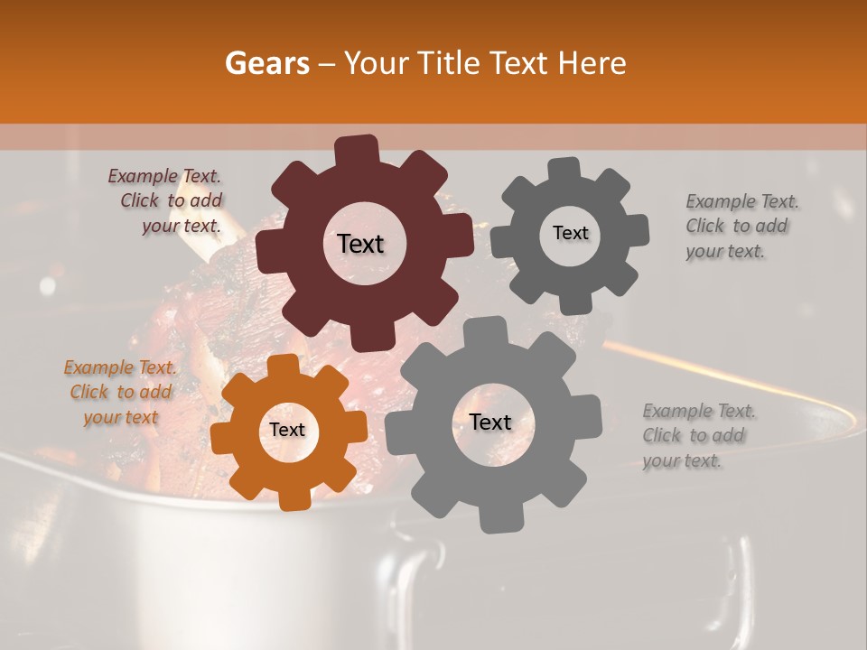 Knuckle Simple Meat PowerPoint Template