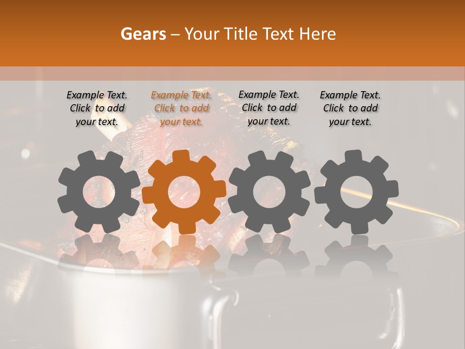 Knuckle Simple Meat PowerPoint Template