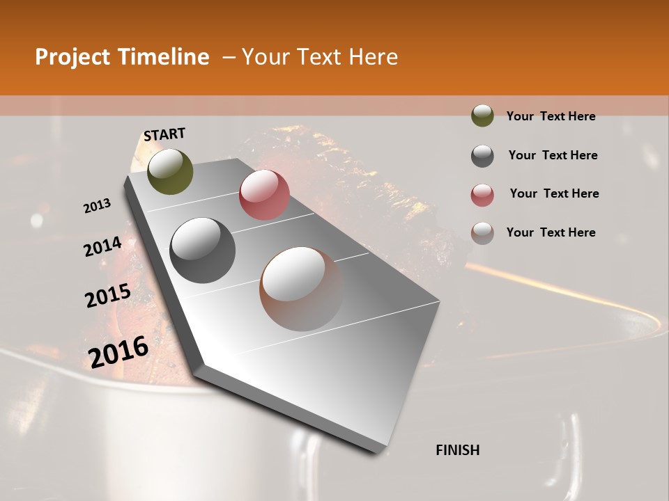 Knuckle Simple Meat PowerPoint Template