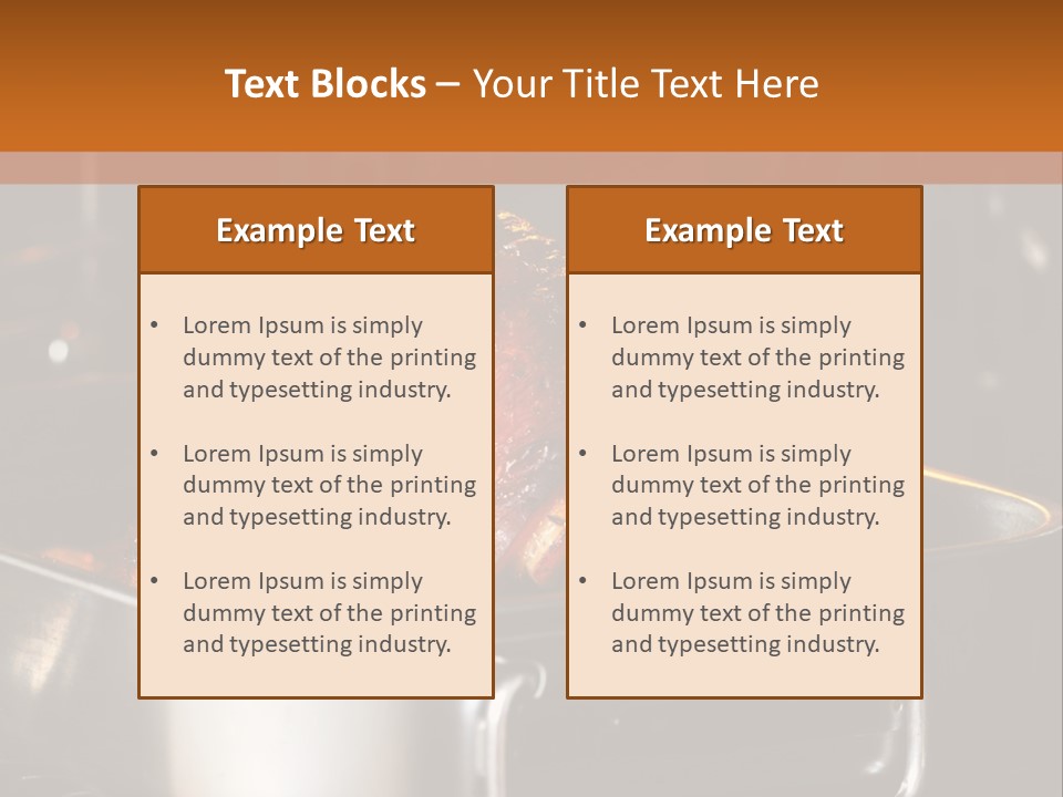 Knuckle Simple Meat PowerPoint Template