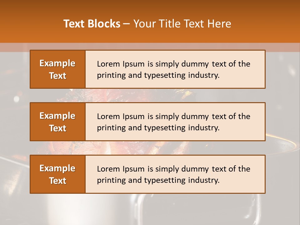 Knuckle Simple Meat PowerPoint Template