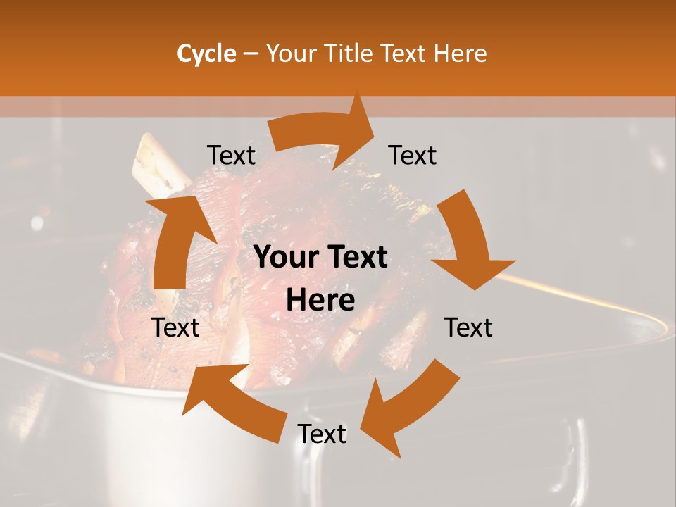 Knuckle Simple Meat PowerPoint Template