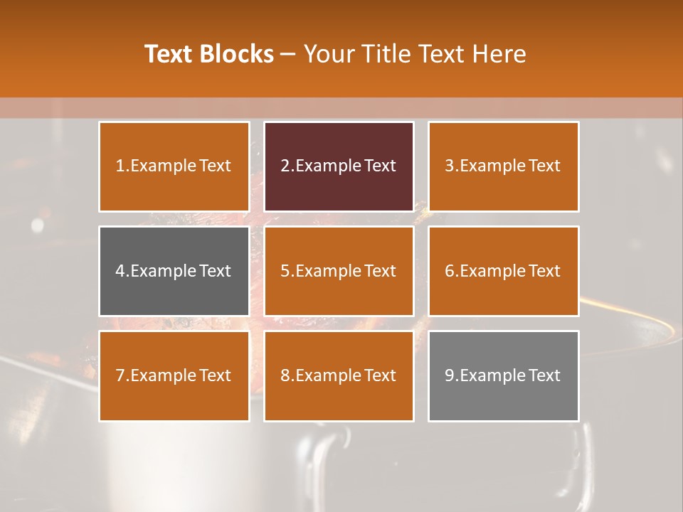 Knuckle Simple Meat PowerPoint Template