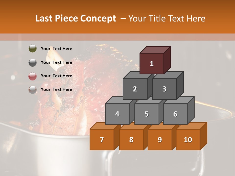 Knuckle Simple Meat PowerPoint Template